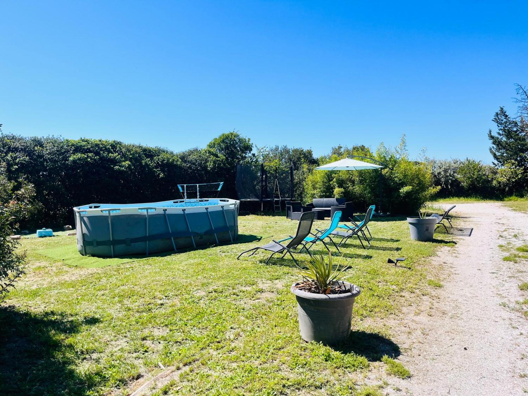 Villa Location T3 Jardin Avec Piscine Mèze Exterior foto